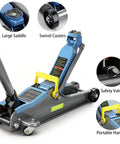 2.5 Ton Floor Jack With Portable Carrying Handle, Reflective Strip, Low Profile Hydraulic Lift From 3.35 In To 15.16 In details