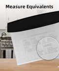 Two 6-inch stainless steel bench dough scrapers with measuring scale and black edge guard, angled front view