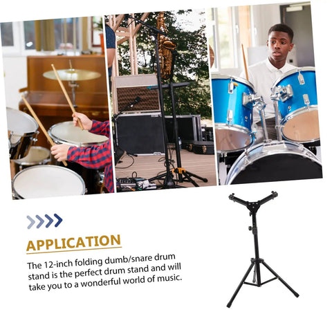Built Tough Portable Alloy Drum Rack With Smooth Adjustment Snare Stand And Quick Release Practice Pad Rack for band rehearsals