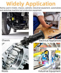 Rock Solid Push Fit Ball Nose Carbon Steel Spring Knob Plunger With Self Locking Retractable Index Pin For Heavy Duty Industrial Positioning And Fixing Hardware M10 Thread in industrial applications like chassis and molds.