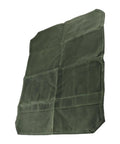 Waxed Canvas Roll Bag With 8 Slots For Knives Up To 17 Inches, Portable Cutlery Carrier For Chefs And Camping, Army Green Knife Roll Organizer