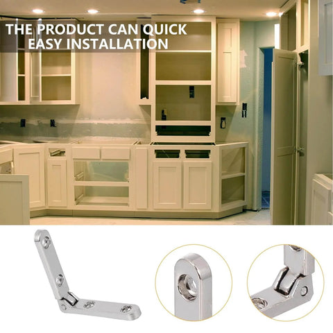 Soft Close 90 Degree Zinc Alloy Hinges For Jewelry Boxes And Miniature Furniture 10 Pcs Durable Cabinet Hardware For Wooden Chests And Cases Balacoo Diyers Home Use shown with kitchen cabinets