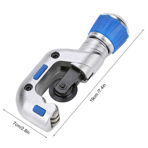 Heavy Duty Bearing Pipe Cutter For Copper Aluminum And Stainless Steel Tubes 5 To 50mm, High Speed Steel Aluminum Alloy Body With Non Slip Handle