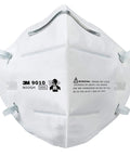 N95 Disposable Respirator Mask Pack of 50 Flat Fold, Individually Wrapped, NIOSH Approved, Advanced Electrostatic Media, front view