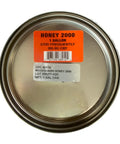 Honey 2000 1-gallon can label for Heavy Duty Exterior Wood Preservative And Semi Transparent Stain Delivers One Coat Water Repellent Finish With Uv Armor And Termite Shield For Outdoor Siding Projects Real Deal.