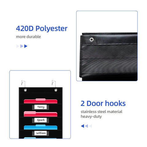 Straight Fire Office Upgrade With This Heavy Duty 12 Pocket Hanging Wall File Organizer Chart Designed To Sort Letter Papers And Tame Student Mess Without Breaking A Sweat