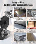 Turn Your Drill Into a Metal Sheet Cutter Nibbler for Precise Cuts, Fast Drill Attachment That Handles Iron, Steel, and Aluminum Thin