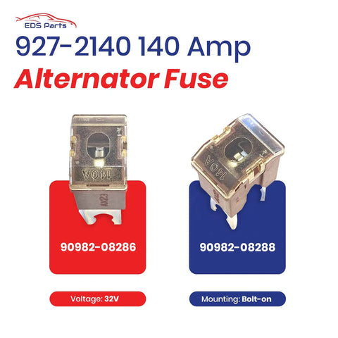 Direct Fit 140 Amp Battery Fuse Block Replacement For Toyota Nissan Ford Hyundai Main Post 18mm Fits OEM Part Numbers 90982-08286 90982-08288