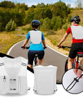 Cyclists wearing Go-To Lightweight Running Backpack For Men With Hydration Vest, Phone Pouch, And Bottle Holder on trail