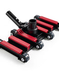 Commercial Grade Pool Vacuum Head With Wheels 14 Inch Extra Wide Heavy Duty Vacuum Cleaner shown with durable ABS and metal construction