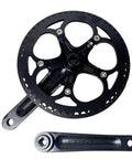 52T Aluminum Beefy Single Speed Crankset With 170 mm Arm And 130 mm BCD Chainring Guard Square Hole Crank Arm Set