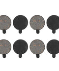 4 pairs semi metal brake pads for 10 inch electric scooter with quiet mute braking, strong wet and dry stopping power