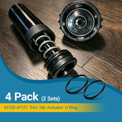Trim Tab Actuator O Ring Kit For Bennett A1120 A1121 Cylinders Black Nitrile Rubber Seals 4 Pack Two Sets Replacement