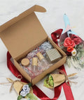 10 Pack Small Brown Corrugated Shipping Boxes For Packing And Mailing 19x11x3 Cm Kraft Paper Mailer Boxes with gift items inside
