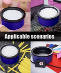 Heavy Duty Electric Hot Glue Pot With One Pound Pellets And Precise Temperature Control, shown in versatile crafting settings.