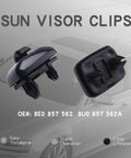 2 Pack Upgraded Inner Sun Visor Clips For Audi Durable Visor Holder Hooks That Keep Your Sun Visor In Place