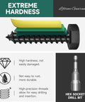 Heavy Duty 5 16 X 2 1 2 Hex Head Lag Bolts Rock Solid 304 Stainless Steel Wood Fasteners With Washers detailed view with hardness information.