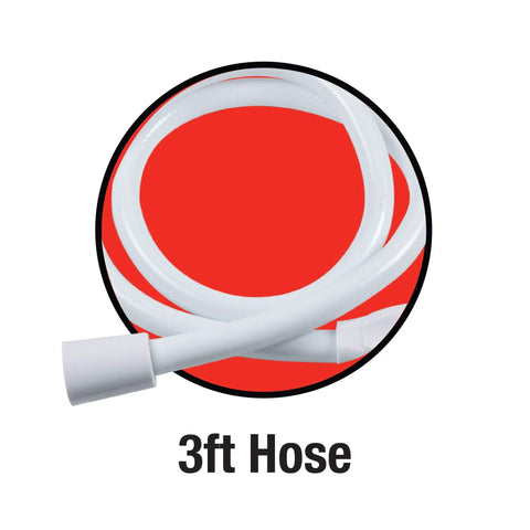 3ft white hose for Easy Spray Indoor Outdoor Portable Handheld Sink Sprayer Attachment For Faucets Transform Your Kitchen Or Bath