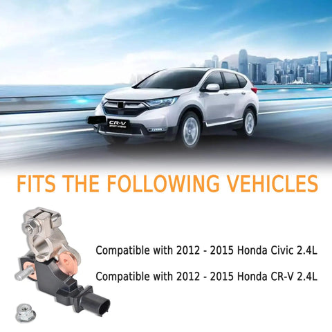 Plug And Play Battery Current Sensor For Honda Civic CR-V 2012 2013 2014 2015 2.4L Real Time Monitoring Replace OE 38920-TR0-A02