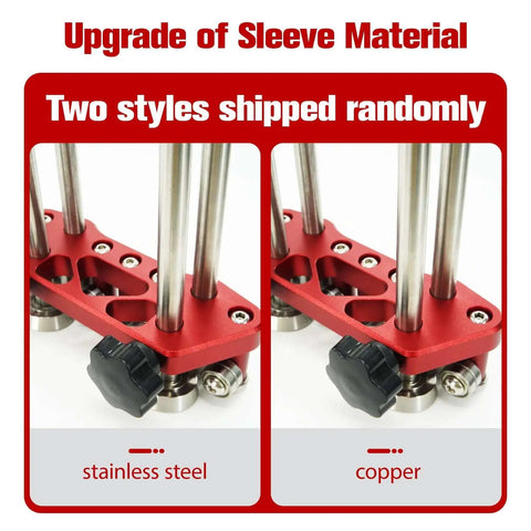 Stainless steel and copper sleeve variations for Dual Station Sheet Metal Roller And Bender, anti-scratch finish, precision scale