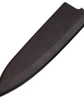 Magnetic Wood Saya Knife Sheath For 8 Inch Gyuto And Chef Knives, 210mm Blade Guard Case Protector, black wood sheath.
