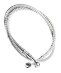 39.37 Inch Long Motorcycle Hydraulic Brake Line With Stainless Steel Braided Hose 10mm ID coiled in a loop