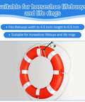 Heavy Duty Marine Grade Stainless Steel Life Buoy Holder For Boats Wall Mount Bracket Fits 24 To 30 Inch Life Preservers