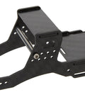Dope LCG Carbon Fiber Chassis Frame for Axial SCX24 6x6 RC Crawler, showing side angle of lightweight frame with axle cover