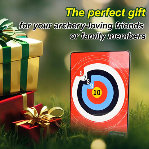 Dope Archery Target Set With Suction Cup Arrows for Indoor Outdoor Practice 16 Inch target board with gifts nearby
