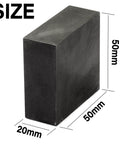 Two Pack Graphite Ingot Blocks For EDM Milling And Casting 99.9 Percent Purity Graphite Plate Blanks 50x50x20mm High Conductivity