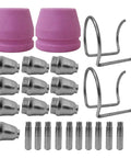 Plasma Cutter Torch Consumables Kit.040 Inch Tips For SG-55 And WSD-60 Cutters, Compatible With CUT55 And CUT55PRO, 24Pcs