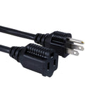 Beefed-Up Heavy Duty Outdoor Extension Cord 15 Ft 16 Gauge 3 Prong Grounded, Double Insulated, Moisture Resistant Vinyl Jacket, UL Listed