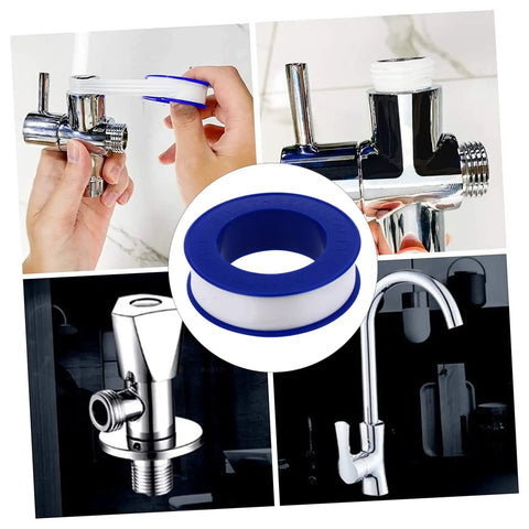 30 Pieces PTFE Thread Seal Tape DIY Leak Repair High Density Plumbing Fittings and Garden Hose Connections, Safe and Non Flammable