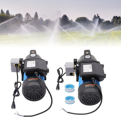 Heavy Duty High Pressure Electric Air Compressor 1HP 0.75KW Motor Portable Corded Air Pump With Die Cast Iron Construction For Garage And Workshop Use Black And Blue Finish IP44 Protection