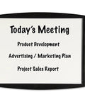 Plastic PA Dry Erase Board 11 By 14 Writing Surface With Included Marker And Eraser Tip ViperPin Mounting, 82% Recycled Materials