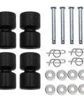 4 Pack Trailer Tailgate Lift Assist Rollers Kit For Two Sided Trailers Replacement Rollers With Pins Washers And Rings Fits GMNR 925 Lift System
