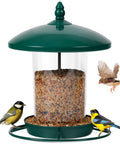 Chew Proof Metal Bird Feeder For Outdoors Hanging Built Tough As Nails With 3 Lb Seed Capacity Easy To Fill And Clean 360 Degree Feeding Weatherproof
