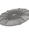 Washing Machine Impeller And Connect Sleeve Replacement Kit For Strong Spin No Hassle Install And Longer Lifespan Replaces AP7244296 PS18227554 Works With Multiple Models High Performance Water Circulation gray plastic impeller