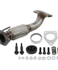 Exhaust Front Flex Pipe Kit With Gasket, Hanger Bolts And Spring Mounting Hardware For Honda Accord 2.4L 2008 To 2012