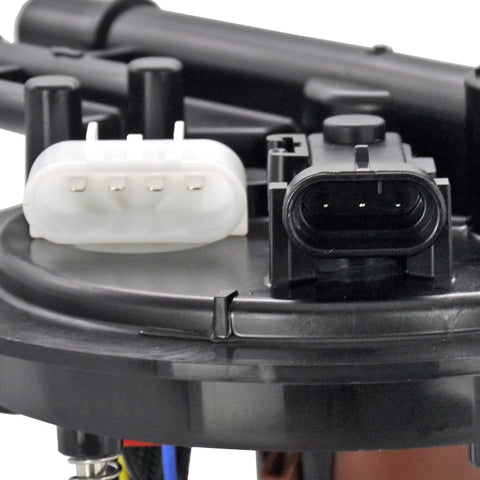 Close-up of connectors on the Fuel Pump Module Assembly For 2005 2006 2007 GM Minivans And SUVs Including Uplander Montana Terraza Relay