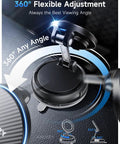 MagSafe Car Mount Charger for iPhone with 15W Fast Wireless Charging, 78 Plus Lbs Suction, 360 Degree Rotation, Adjustable Arms