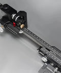 Heavy Duty Aluminum Alloy Table Miter Gauge With Precision Angle Fence Fits Table Saw Router Table showing adjustment scale and knobs.