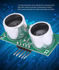 Top-Notch Ultrasonic Sensor Module With Temperature Compensation For Spot On Distance Sensing, 2cm To 4.5m Range, DC 2.4 To 5.5V, 3mm Resolution, Great For Robotics, DIY Projects, And Prototyping (2018+).