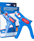 Automatic Wire Stripper No 5 with Side Cutter for 0.2 to 6 mm² cables displayed with packaging, easy auto adjust feature visible