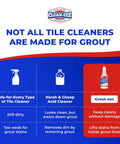 Comparison chart highlighting benefits of Grout And Tile Cleaner With Handheld Brush, 32 Oz Heavy Duty Stain Remover