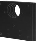 Side view of Six Pack Kitchen Cabinet Hinge Repair Plates Kit With Quick Install For Durable Cabinet Doors Easy Secure Attachment
