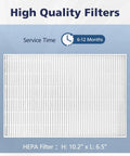 9 Pack HEPA Filter Replacement For HPA300 HPA200 HPA100 HPA5300 Series HRF-R3 HRF-R2 HRF-R1 Compatible with dimensions and duration
