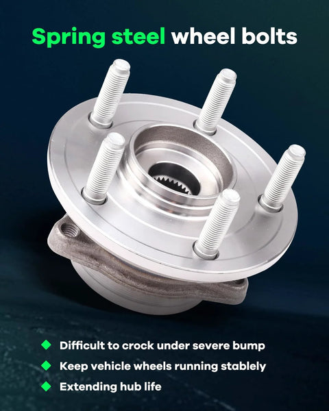 Front Wheel Hub Bearing Assembly 513324 for Dodge Durango 2011-2018 and Jeep Grand Cherokee 2011-2018 with 5 lug bolts