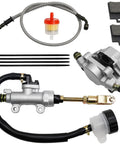 Rear Foot Hydraulic Disc Brake Master Cylinder Caliper Assembly for Chinese ATVs and Dune Buggies Easy Install Taotao 150D 200cc 250cc