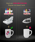 Sublimation Paper 8.5x11 Inch 110 Sheets For Sublimation Printers And Inks Fast Dry With 98 Percent Transfer Rate white poly compatible ink usage guide.